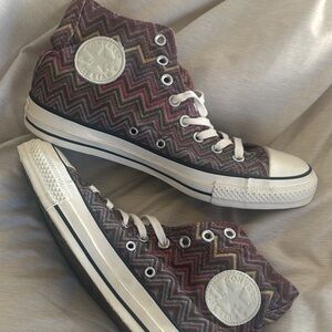 Converse x‎ Missoni Collab High top sneakers NWOB